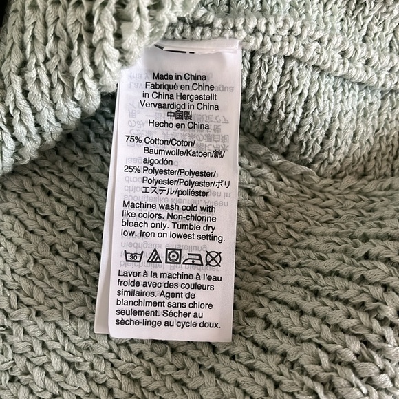 J Crew NWT Knit Sweater Tank in Cool Moss Green Size L - Picture 8 of 9